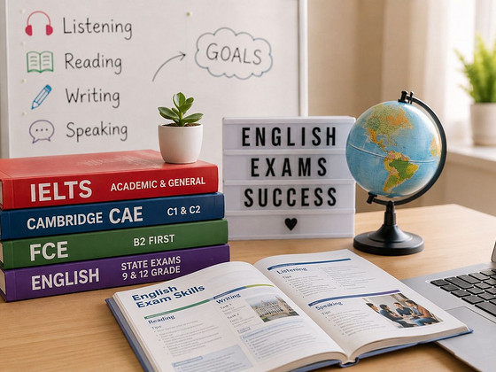 IELTS | FCE (B2) | CAE (C1/C2) | Grade 9-12 Exam Preparation