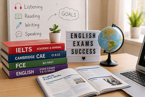 IELTS | FCE (B2) | CAE (C1/C2) | Подготовка к экзаменам для 9–12 классов (1 фото из 1)