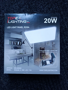 Новая мощная LED-панель Tope Lighting ROSA 20W (IP65) (2 фото из 2)