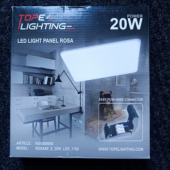 Uus võimas LED-paneel Tope Lighting ROSA 20W (IP65)