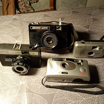 Советские фотоаппараты с плёночной лентой