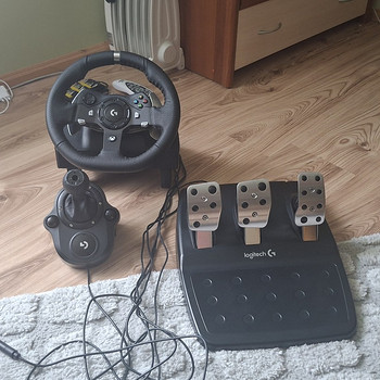 Rool Logitech G920 + käigukang Logitech Driving Force