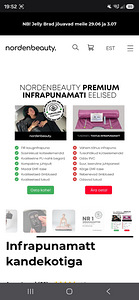 Инфракрасный коврик для сауны XL чёрного цвета (1 фото из 1)