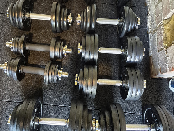 Tunturi hantlid metall 8kg - 30kg erinevad raskused