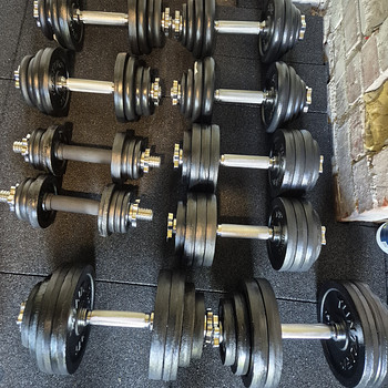 Tunturi hantlid metall 8kg - 30kg erinevad raskused