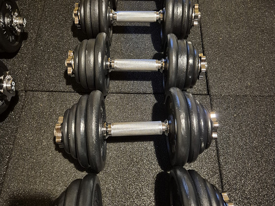 Tunturi hantlid metall 8kg - 30kg erinevad raskused