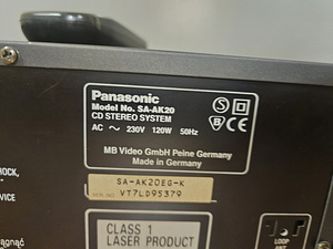 Музыкальный центр Panasonic SA-AK20 (5 фото из 6)
