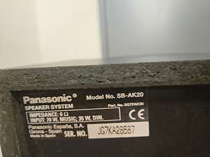Музыкальный центр Panasonic SA-AK20 (6 фото из 6)