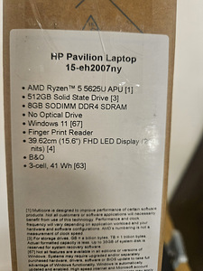 HP Pavilion Laptop 15-eh2007ny (5 foto / 5)