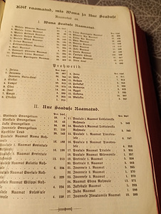 Piibel 1903a. Laulud 635 laulu Eesti keeles (4 foto / 5)