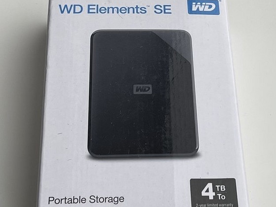 Western Digital Elements Portable SE 4TB , Black