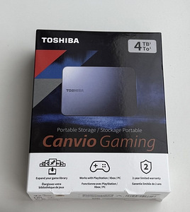 Toshiba Canvio Gaming 4TB , Dark Grey Metallic (1 foto / 2)