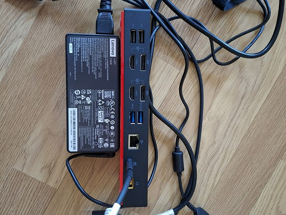 ThinkPad Hybrid USB-C/A Dock + laadija 135W