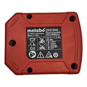 Aku Metabo NiCd-Power 12V 1.7Ah (5 foto / 5)