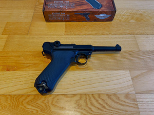 UUS LEGENDS P08 LUGER BLOWBACK 4,5mm CO2 õhupüstol (3 foto / 10)