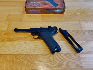 UUS LEGENDS P08 LUGER BLOWBACK 4,5mm CO2 õhupüstol (6 foto / 10)