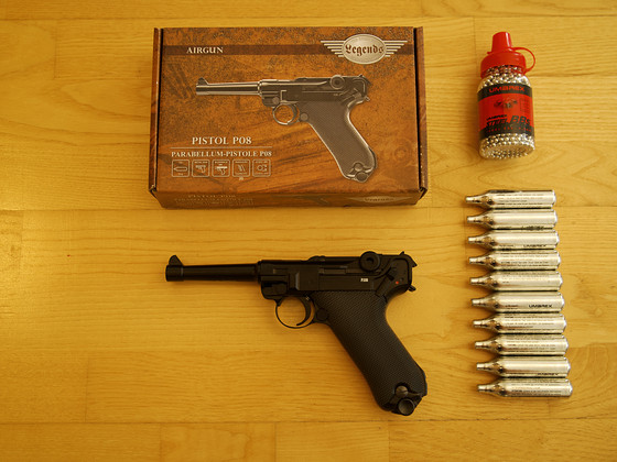 UUS LEGENDS P08 LUGER BLOWBACK 4,5mm CO2 õhupüstol