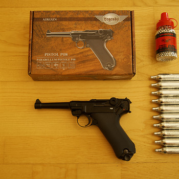 UUS LEGENDS P08 LUGER BLOWBACK 4,5mm CO2 õhupüstol