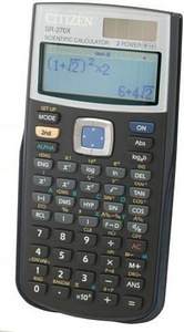 Kalkulaator SR-270X, 274 funktsiooni Citizen (2 foto / 2)