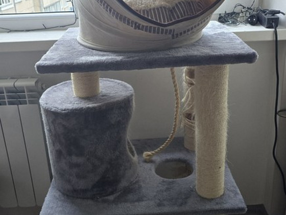Кошачий домик + лежанка