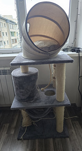 Кошачий домик + лежанка (1 фото из 7)