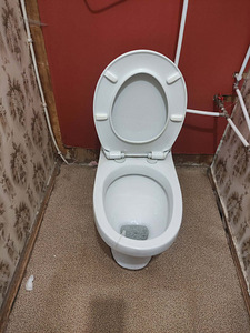 WC-pott loputuspaagi ja kaanega (3 foto / 4)
