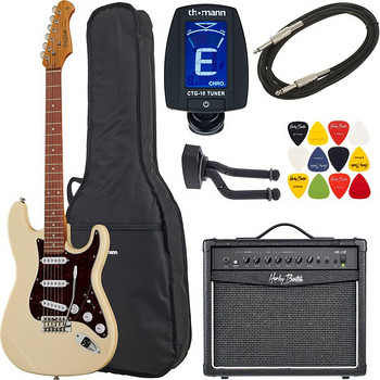 Elektrikitarr Harley Benton - ST-62 VW Vintage Bundle 1