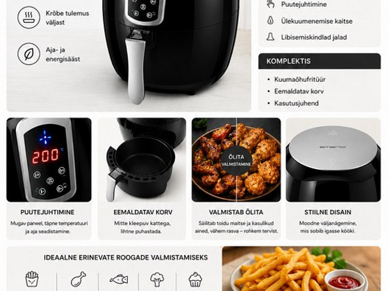 Kuumaõhufritüür Emerio