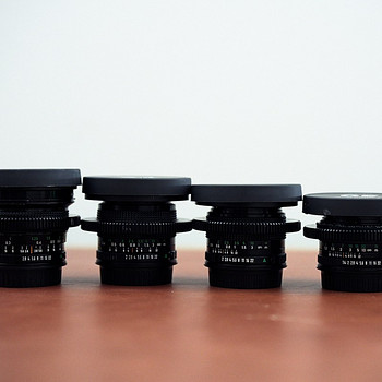 Canon nFD set "cine" (20, 24, 35, 50) Ef mount conversion