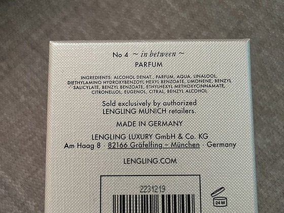 Nišiparfüüm Lengling munich nr4. 50 ml