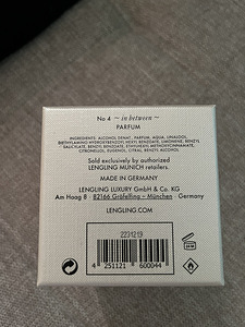 Nišiparfüüm Lengling munich nr4. 50 ml (2 foto / 2)