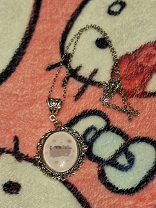 Pink pusheen necklace (1 foto / 1)