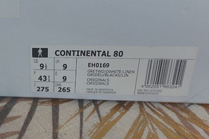 Мужские кроссовки Adidas Continental 80, размер 9.5, Snake S (2 фото из 6)