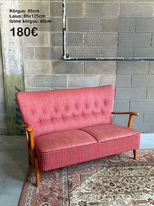 Vintage 2-kohaline diivan (1 foto / 1)