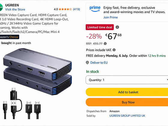 Video salvestus kaart / Video Capture Card