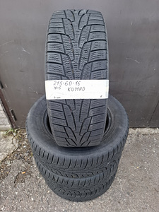 Rehvid 215-60-16 m+s, 4 tk, 6 mm, Kumho. (1 foto / 1)