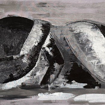 Оригинальная акриловая картина "Kaisus" на холсте 50x100cm