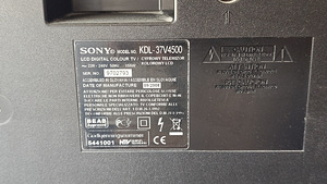 Sony Bravia KDL-37V4500 televiisor (8 foto / 8)