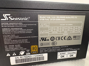 Seasonic/Chieftec/FSP toiteplokid (PSU) 500w, 550w (2 фото из 6)