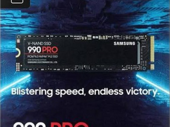 2TB Samsung 990PRO NVME SSD, read speed 7450MB/s