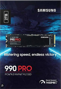 2TB Samsung 990PRO NVME SSD, read speed 7450MB/s (1 foto / 1)