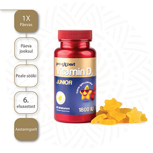 Vitamin D3 Pro Expert 1800IU Junior STAR kommid (4 foto / 4)