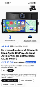 Universaalne Auto Multimeedia koos Apple CarPlay, Android Au (7 foto / 7)