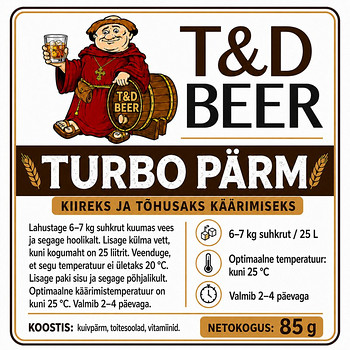Турбо Дрожжи 85g