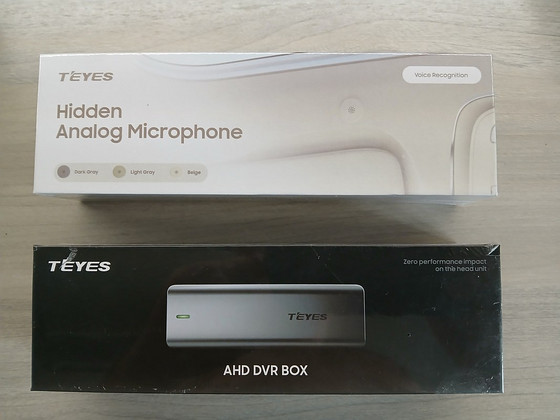 Auto multimeediasüsteemile Teyes 4. Teyes AHD DVR BOX + MIC.