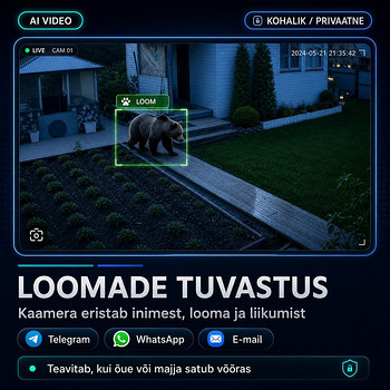 AI-videovalve paigaldus, töö kontroll, turvalisus