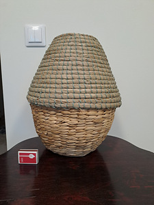 Suur punutud vaas, kõrgus 37 cm. (1 foto / 2)
