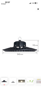 LED High Bay UFO valgusti (5 foto / 9)