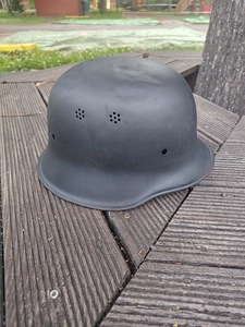 Saksa II maailmasõja aegne kiiver (Luftschutz M34 / M38 G) (4 foto / 9)