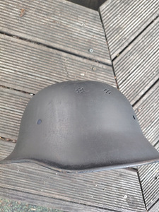 Saksa II maailmasõja aegne kiiver (Luftschutz M34 / M38 G) (8 foto / 9)